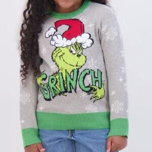 Grinch Christmas Sweater Kids New!